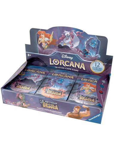 Disney Lorcana - Display de 24 Boosters - Le Retour d'Ursula CH4