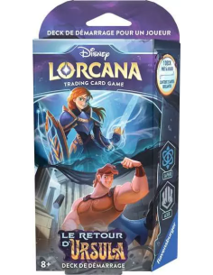 Disney Lorcana : Le Retour d'Ursula - Deck de Démarrage...