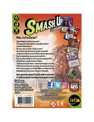 Smash Up - Conflit de Générations