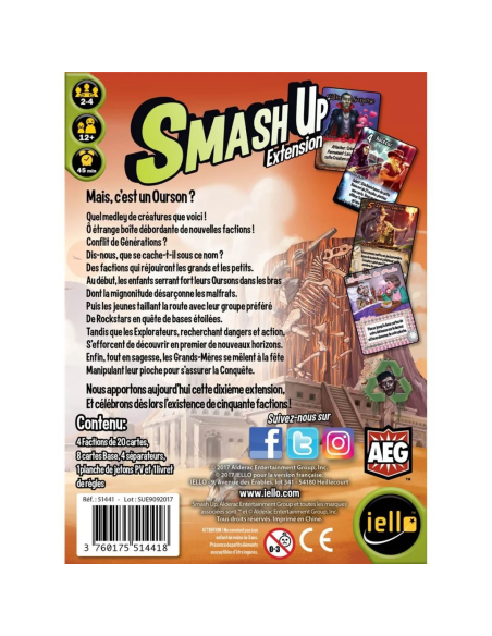 Smash Up - Conflit de Générations