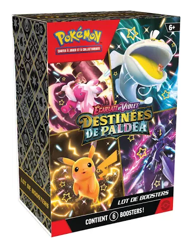 Pokemon – Bundle – 6 Boosters Destinées de Paldea EV04.5