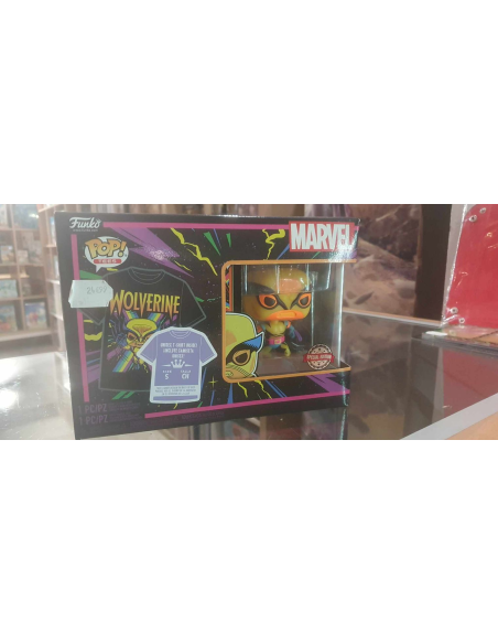 Funko - Figurine Pop & TeeShirt Wolverine Marvel