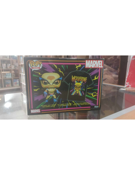 Funko - Figurine Pop & TeeShirt Wolverine Marvel