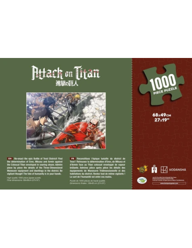 Attaques des Titans - Puzzle - 1000piece