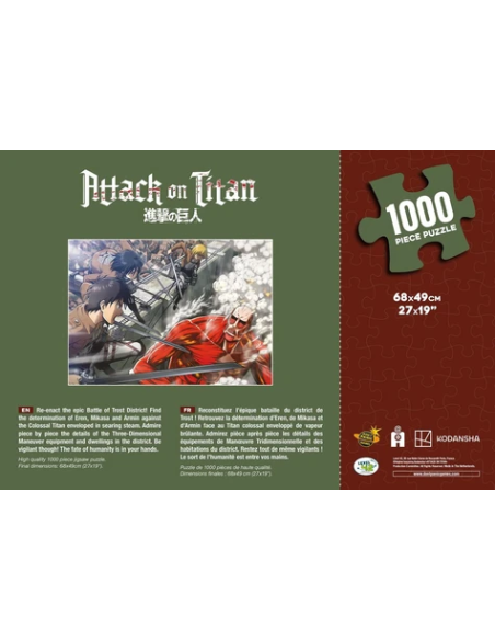 Attaques des Titans - Puzzle - 1000piece