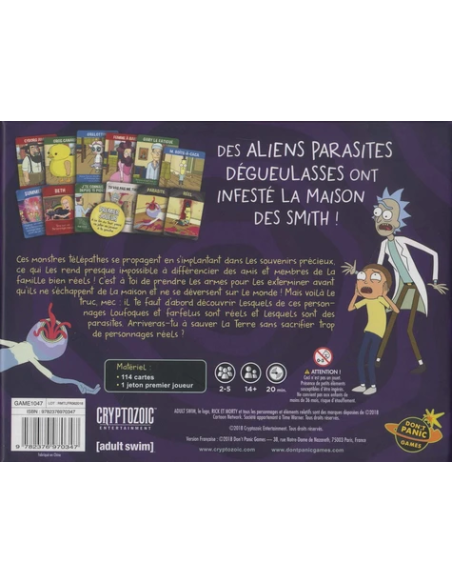 Rick and Morty - Total Rickall - Le jeu de cartes