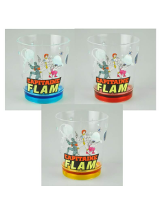 Capitaine Flam - Verre Plastique  - Couleur Aléatoire