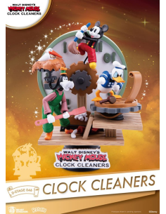 Disney - Statuette - Mickey & Cie Laveurs D'horloge