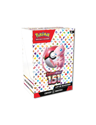 BUNDLE 6 BOOSTERS POKEMON 151