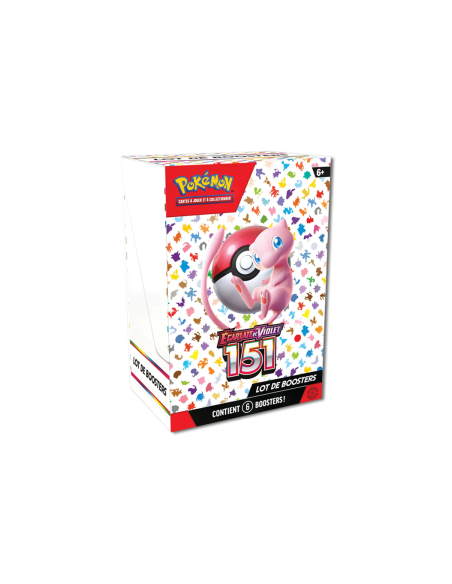BUNDLE 6 BOOSTERS POKEMON 151